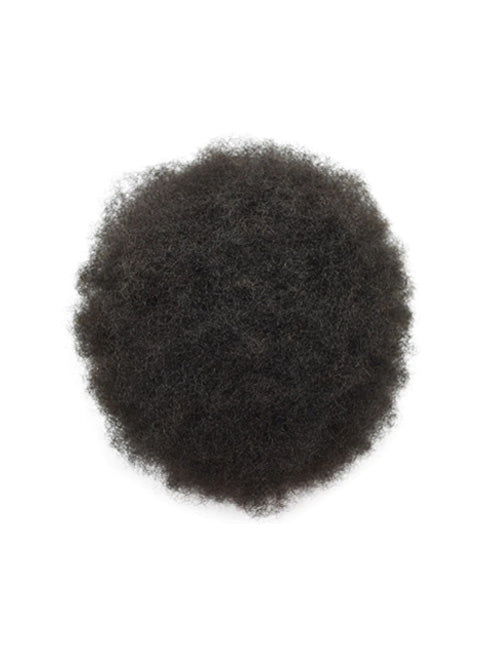 100% Human Hair Kinky Curly Toupee Hairpiece For Black Men