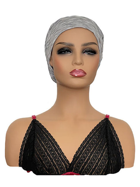 Gray Lightweight Bonnet For Cranial Wig Wearers