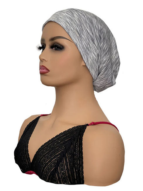 Gray Lightweight Bonnet For Cranial Wig Wearers