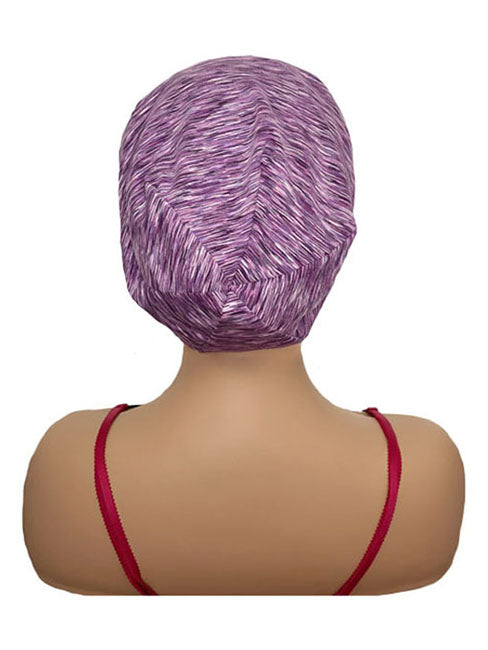 Purple Lightweight Bonnet For Cranial Wig Wearers