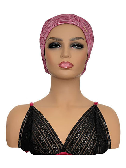 Red Lightweight Bonnet For Cranial Wig Wearers